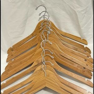 Wood Hangers & Tie Rack